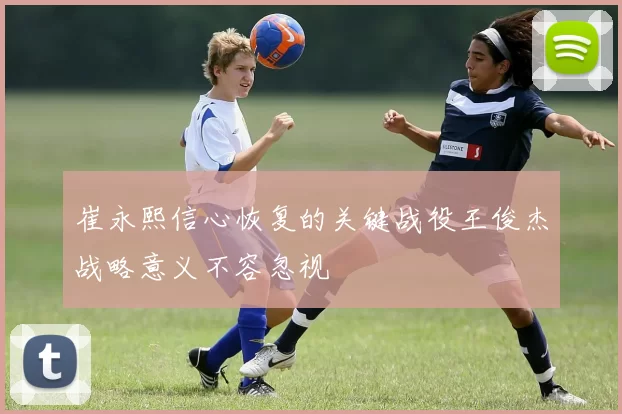崔永熙信心恢复的关键战役王俊杰战略意义不容忽视